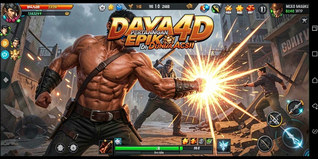 Tampilan gameplay seru dari DAYA4D dengan aksi yang mendebarkan.