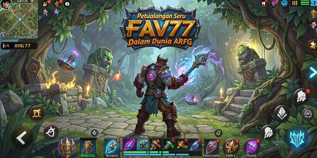 Screenshot FAV77 menunjukkan aksi gameplay yang mendebarkan dalam dunia ARPG.