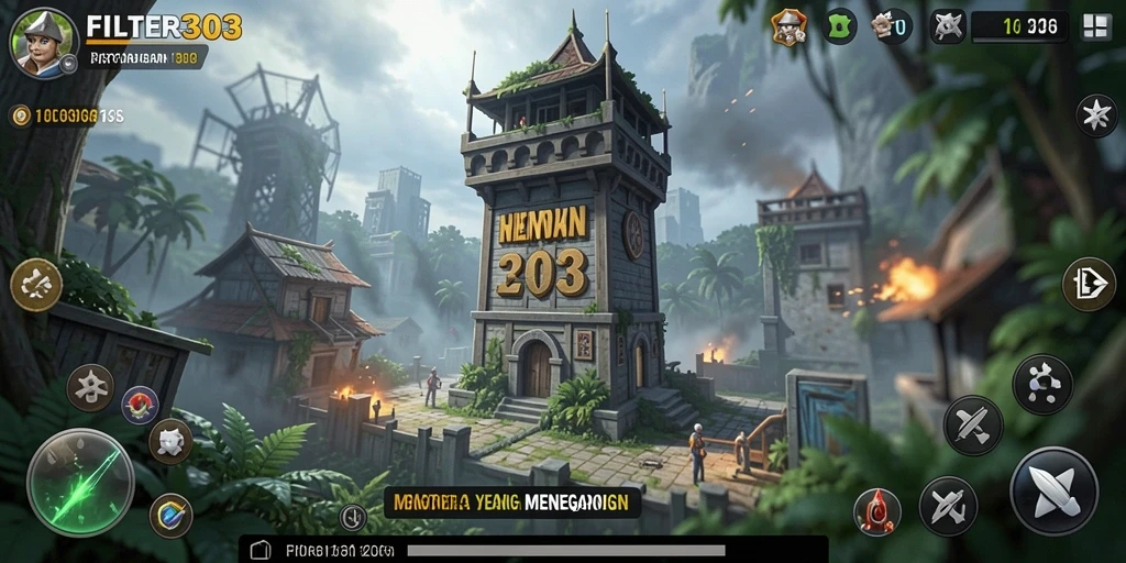 Tampilan menakjubkan dari gameplay Tower Defense yang mengasyikkan.