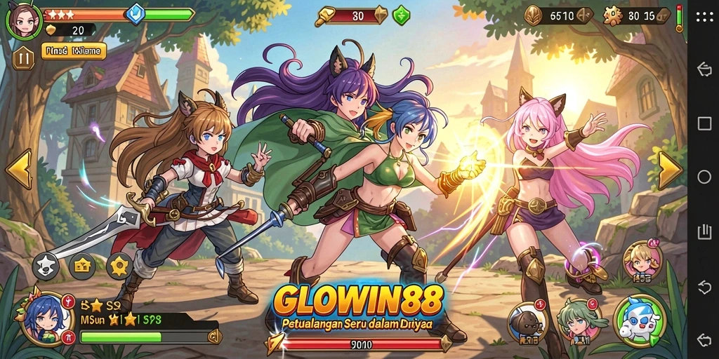 Tampilan gameplay menarik dari GLOWIN88 yang penuh aksi.