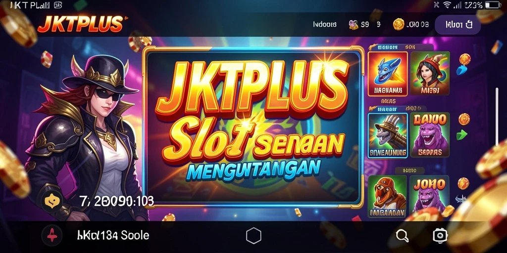 Tangkapan layar menunjukkan gameplay Slot yang mendebarkan di JKTPLUS.