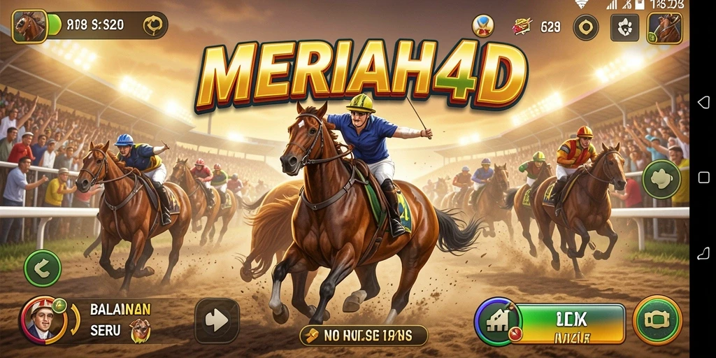 Tampilan gameplay Racing yang mendebarkan di MERIAH4D.