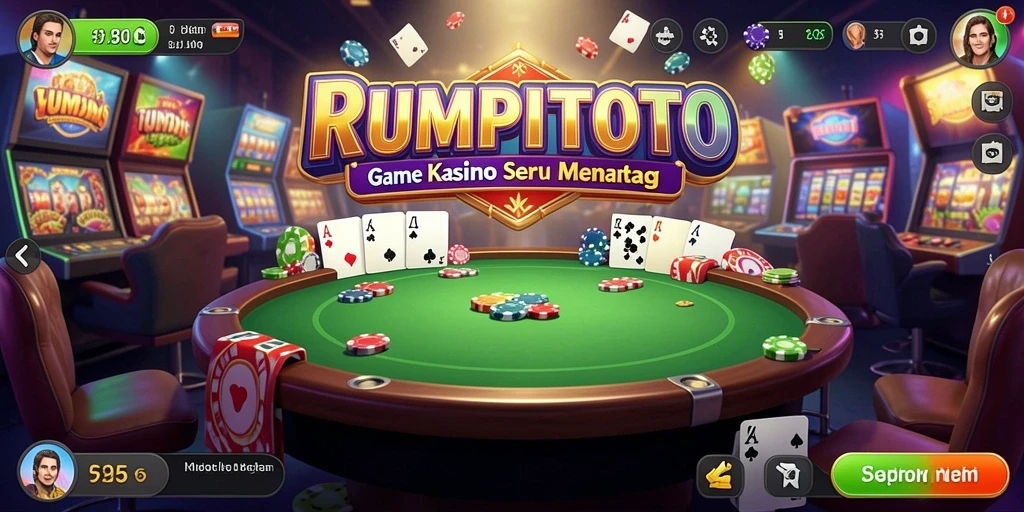 Screenshot RUMPITOTO menunjukkan gameplay Kasino yang menarik dan interaktif.