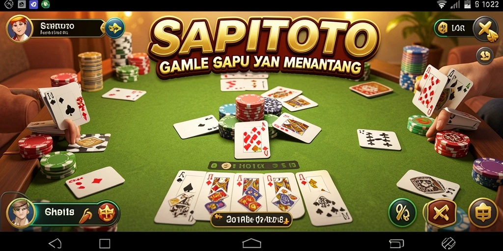Tampilan gameplay SAPITOTO yang menarik dan interaktif.