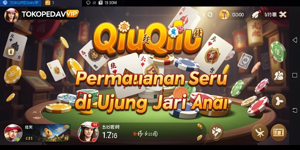 Screenshot gameplay QiuQiu TOKOPEDIAVIP yang seru dan menarik.