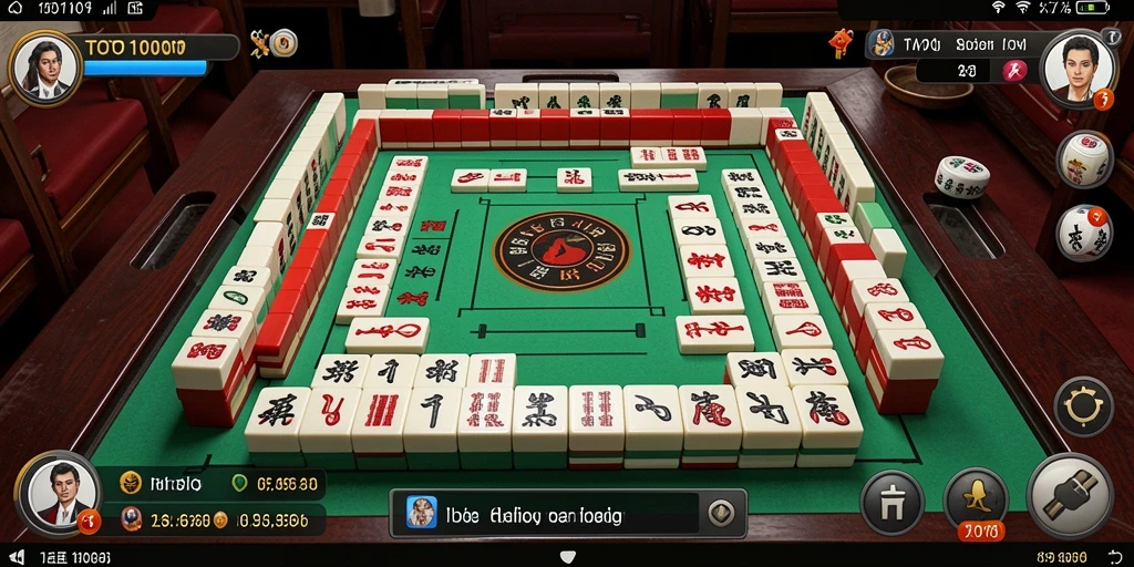Tampilan gameplay Mahjong TOTO1000 yang seru dan menarik.